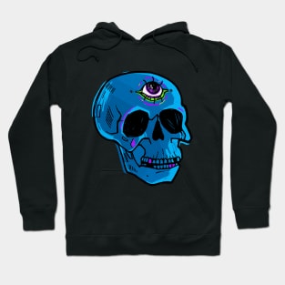 Third Eye Blue Skull Hoodie